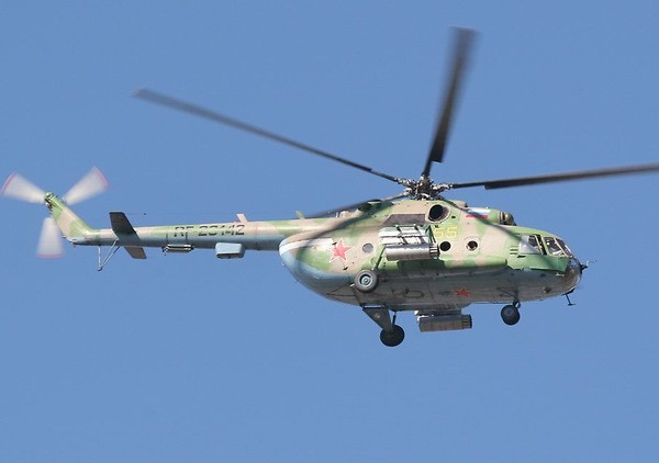 Máy bay trực thăng vũ trang-vận tải Mi-8 Nga